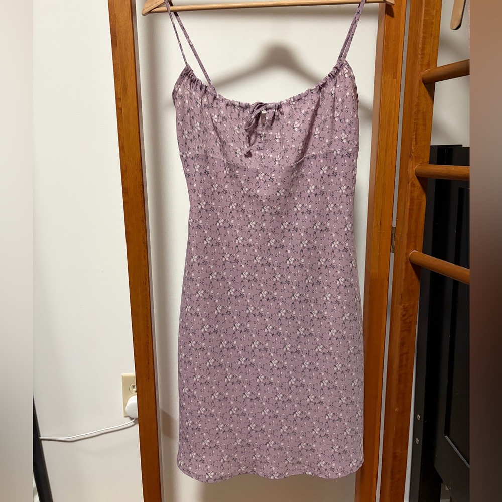 Women's Lavender Floral Dress